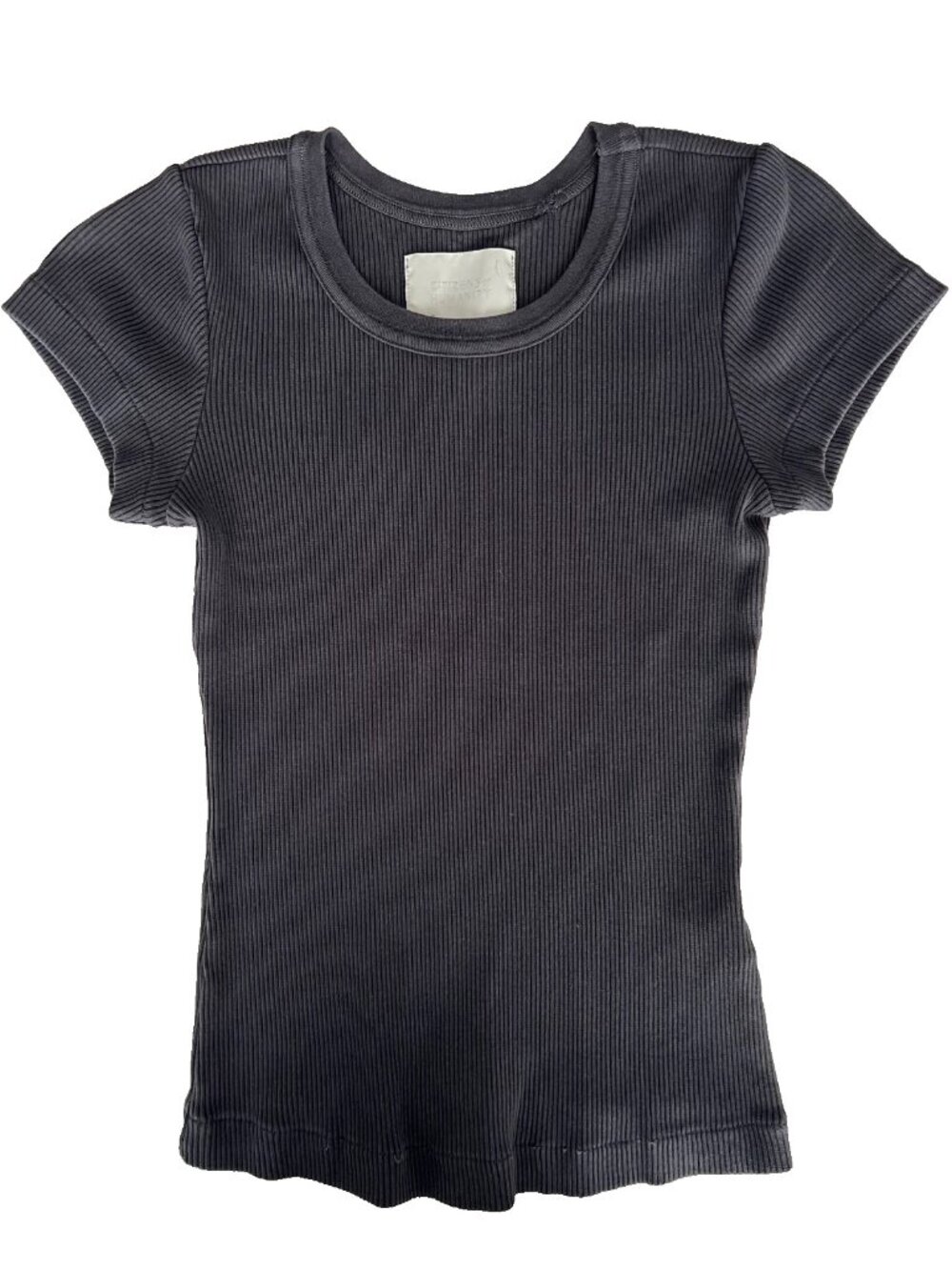 *** Citizens of Humanity Nello Ribbed Tee Grey ( XS ) - Picture 2 of 4